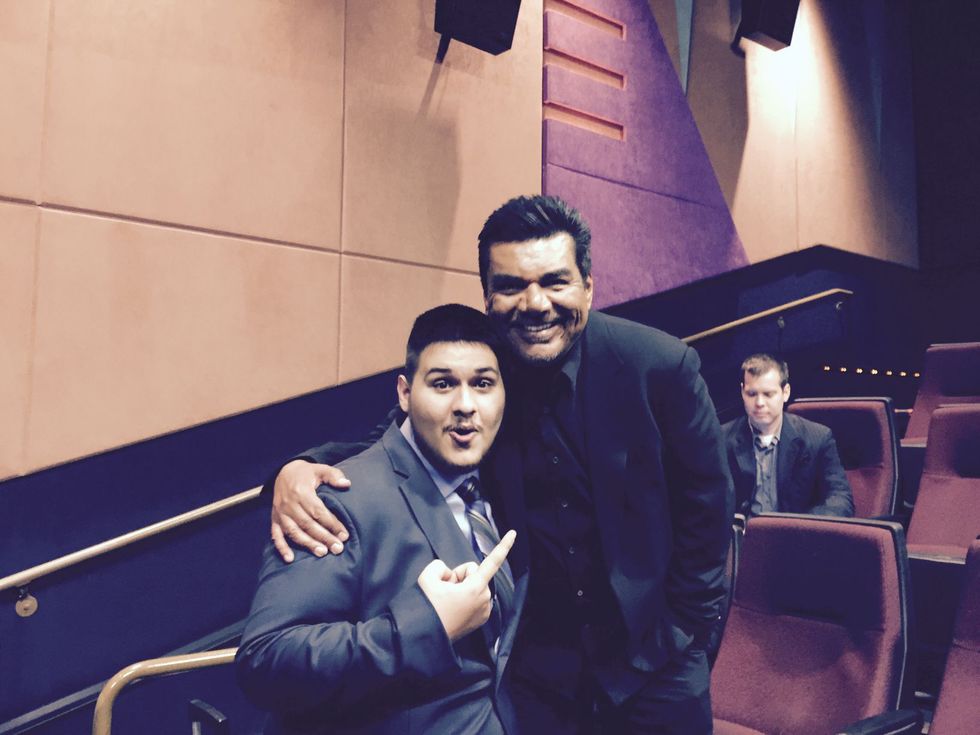 George Lopez and I at 