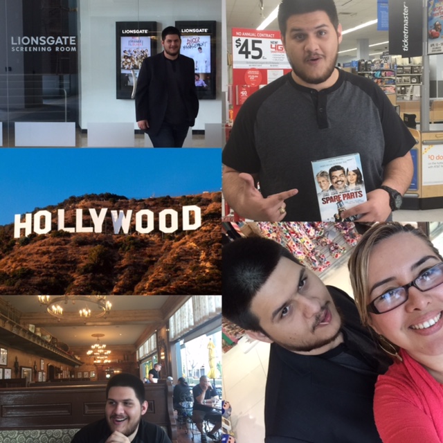 Oscar Gutierrez in Hollywod