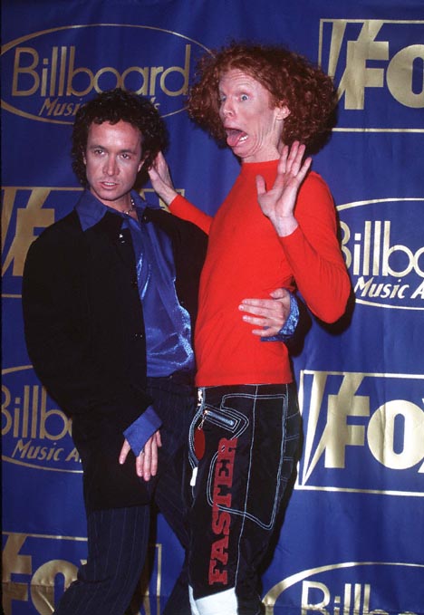 Pauly Shore and Scott 'Carrot Top' Thompson