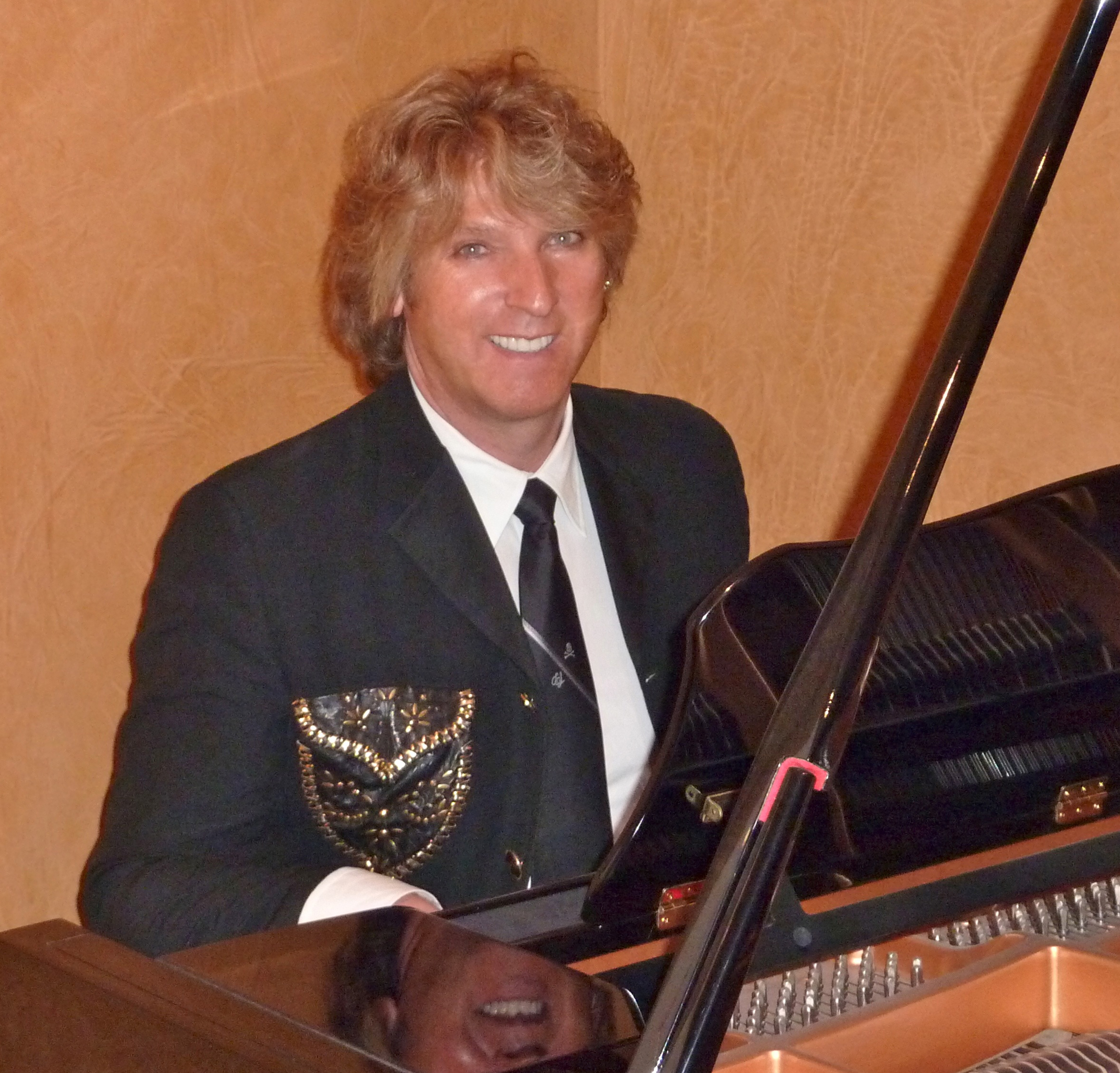 Michael Blakey at the piano