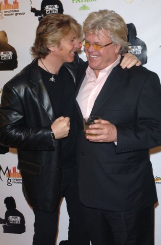Michael Blakey and Ron White at the APA VIP party for Ron White.