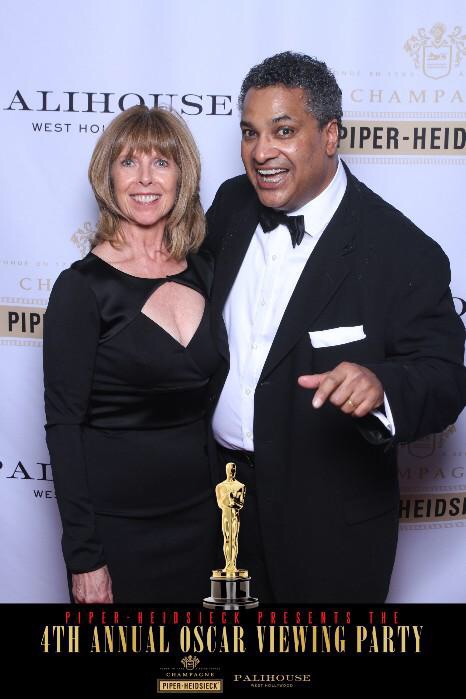 Erika and Ivan Williams at 2015 Oscar Viewing Party Palihouse West Hollywood