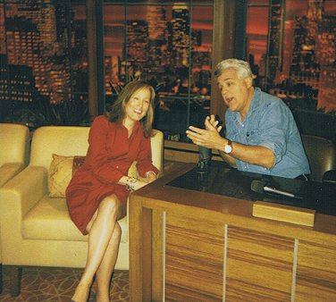 Cali with Jay Leno during his pre-show. He was such a delight!!!