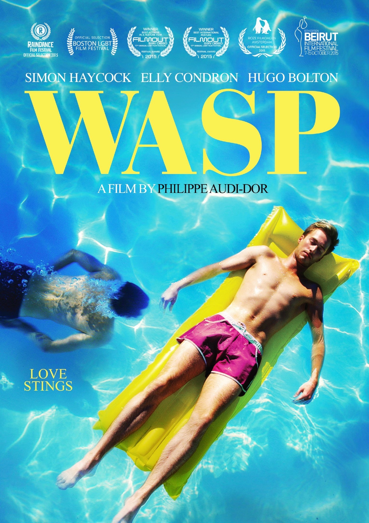 Philippe Audi-Dor, Simon Haycock, Elly Condron and Hugo Bolton in Wasp (2015)