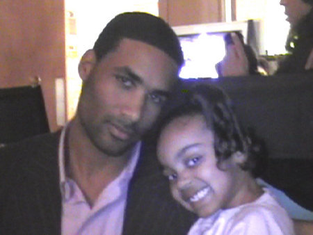 Boris Kodjoe (star of The Gospel) & China Anne McClain on the set of 