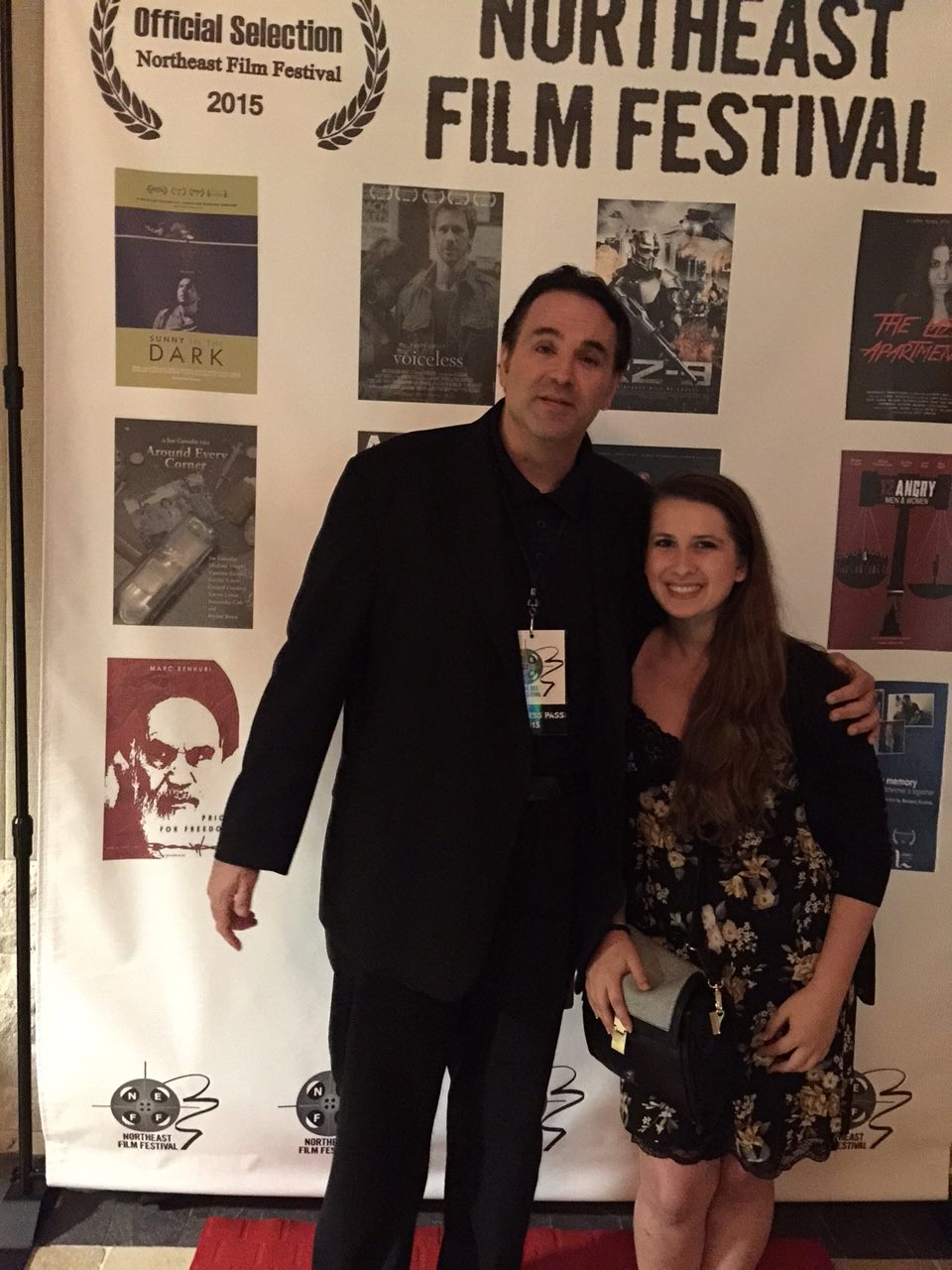 With director/producer/writer Sam Borowski at the Northeast Film Festival (2015)!