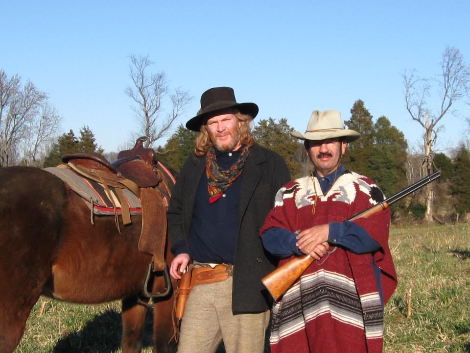 Myself with fellow actor Timothy Frederikson.