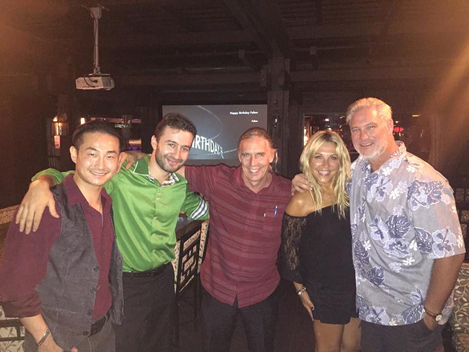 Wrap party for WateR with Roman,Climent,John and Jewels.