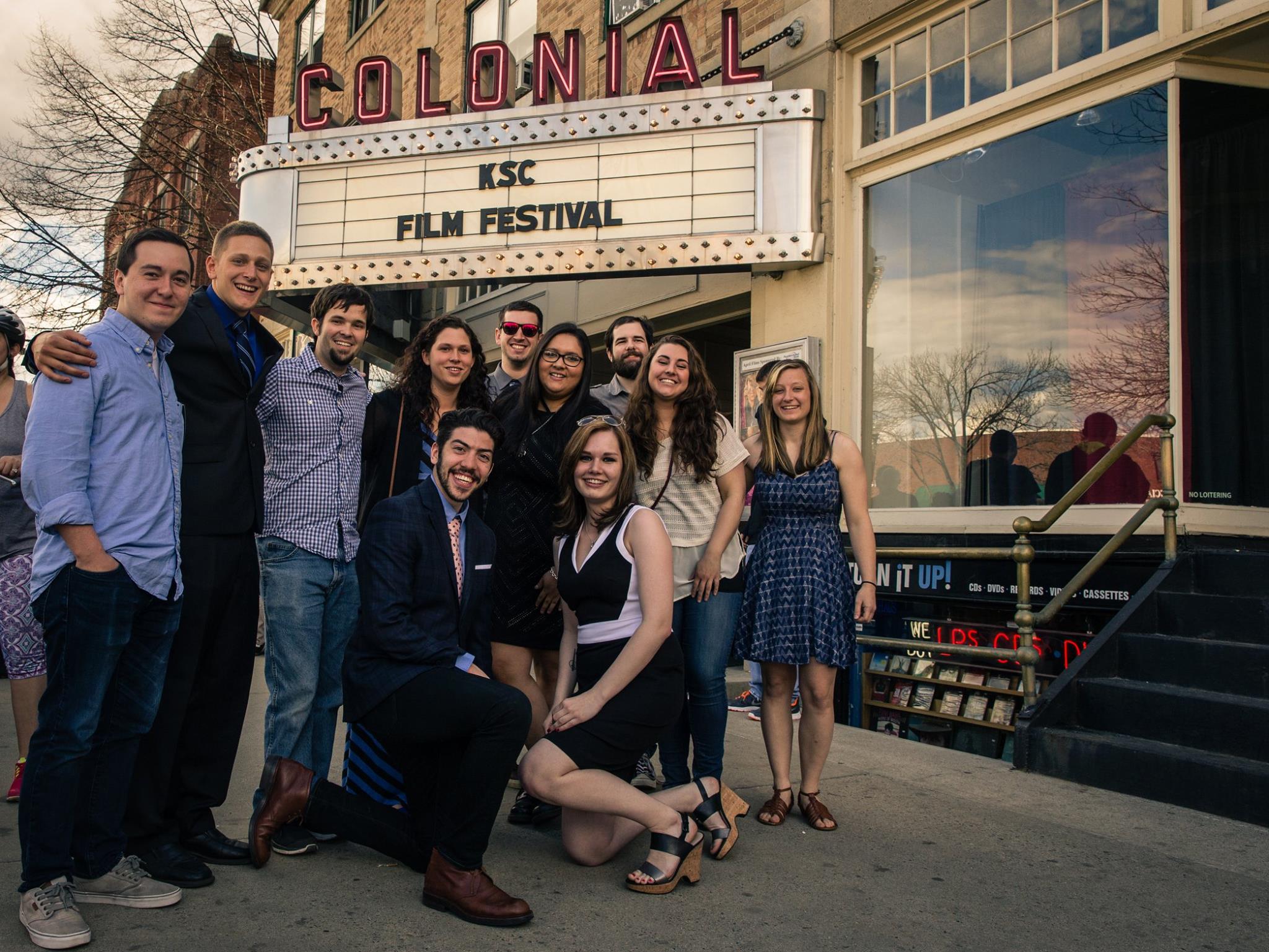 At the premiere of Speakeasy.