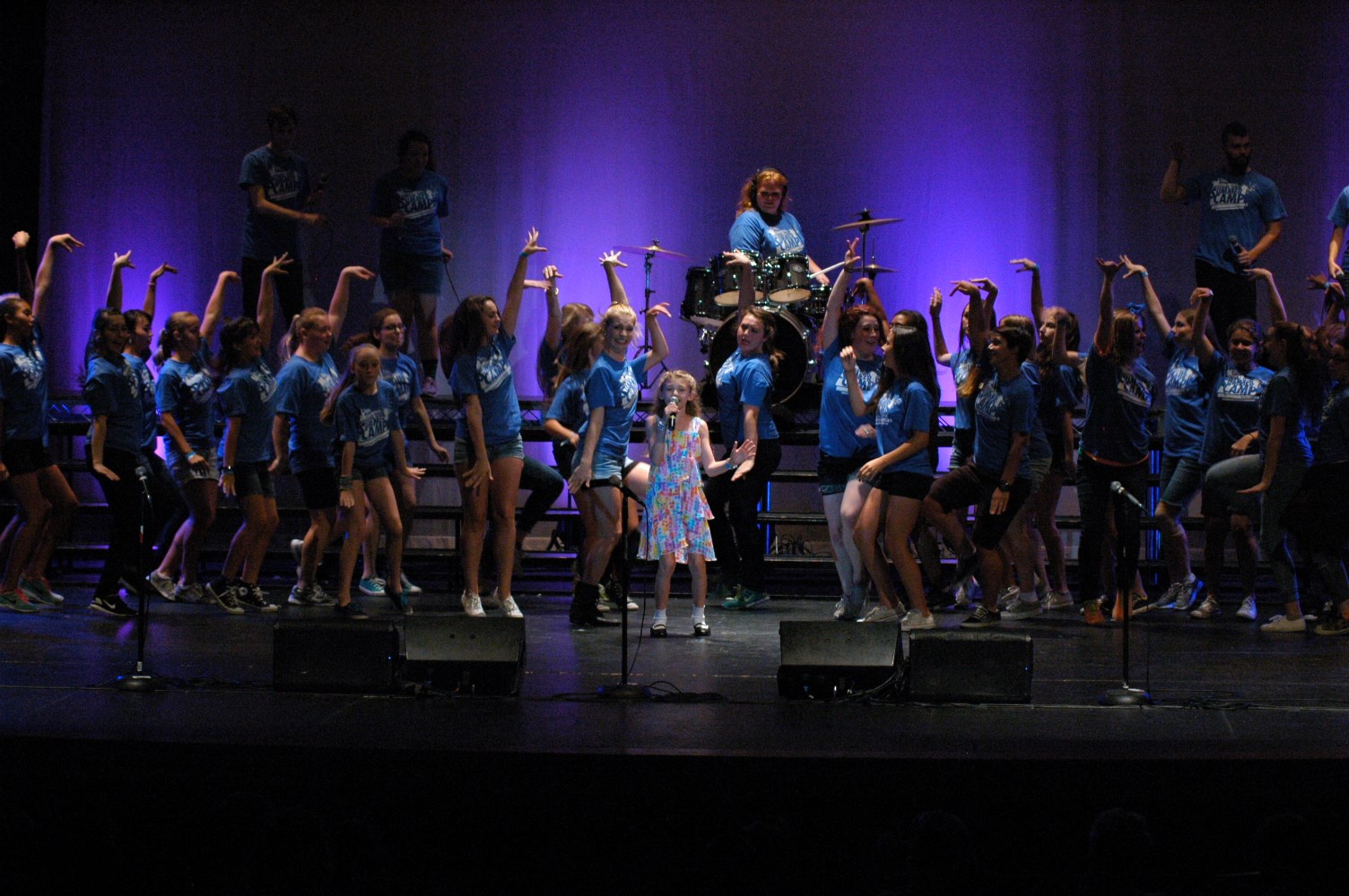 Ashlen performing as a soloist with the Young Americans