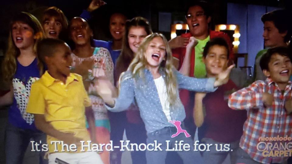 Ashlen in a Nickelodeon commercial for the movie 