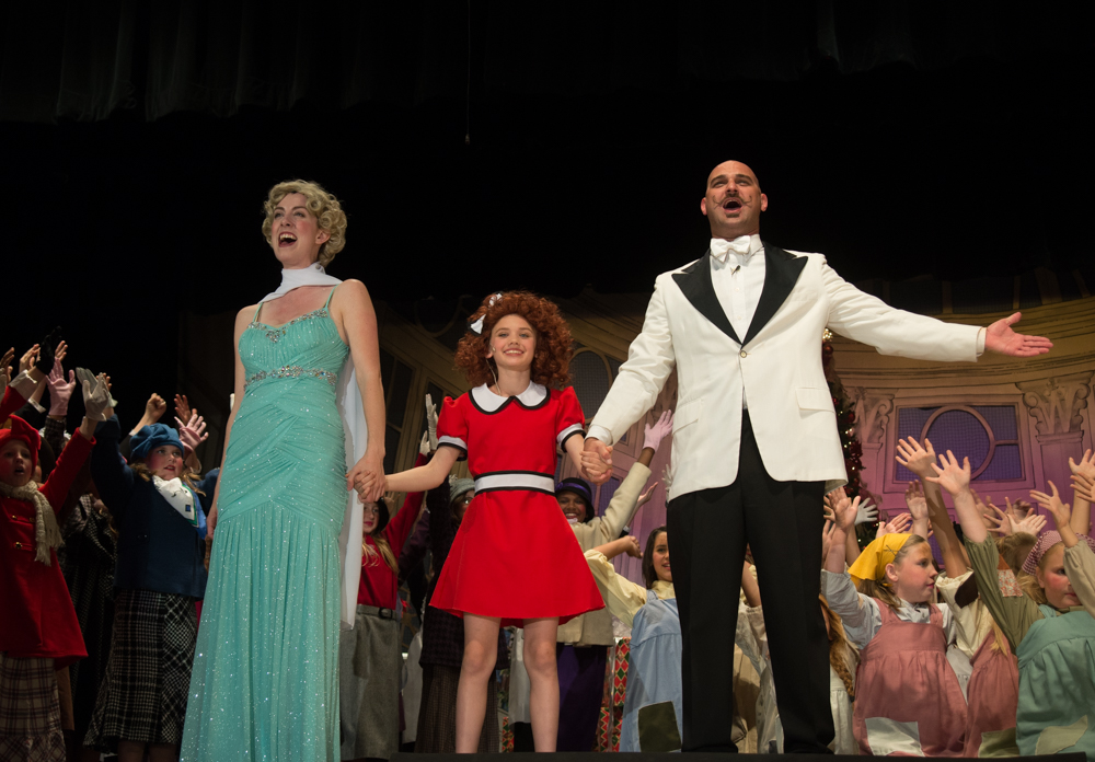 Ashlen starring as Annie in April 2015 with Terrace View Productions