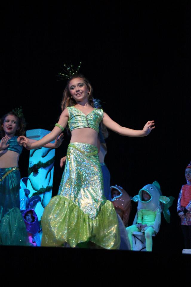 Lauren as Atina in The Little Mermaid
