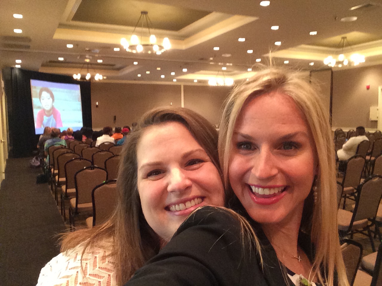 Me and my mentor and friend, Jenn Gotzon.