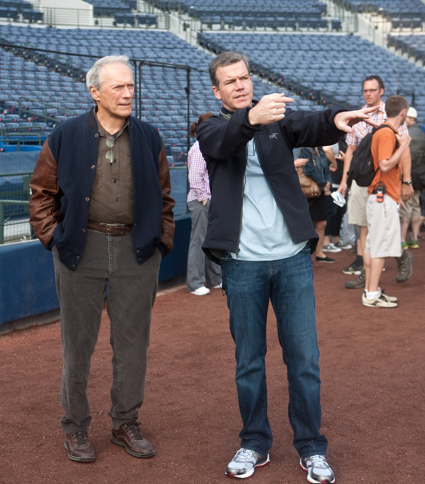 Still of Clint Eastwood and Robert Lorenz in Trouble with the Curve (2012)