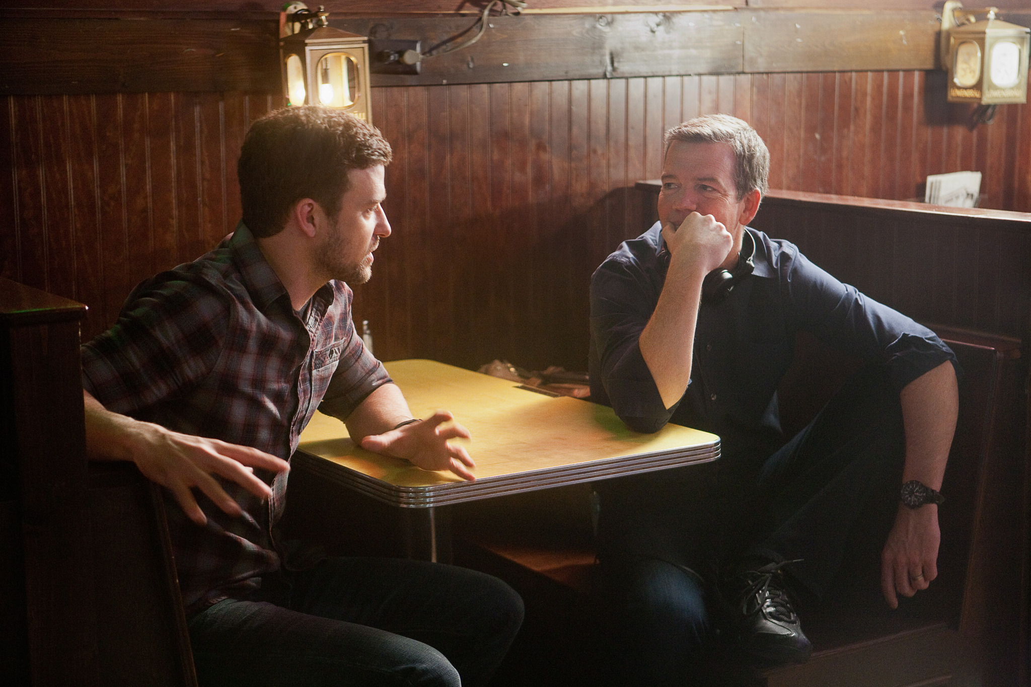 Still of Justin Timberlake and Robert Lorenz in Trouble with the Curve (2012)