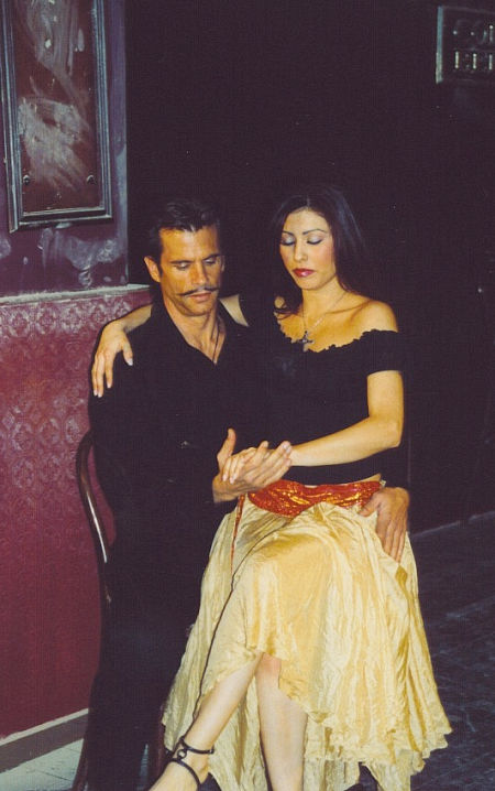 Actor Lorenzo Lamas and Actress Christina Franco