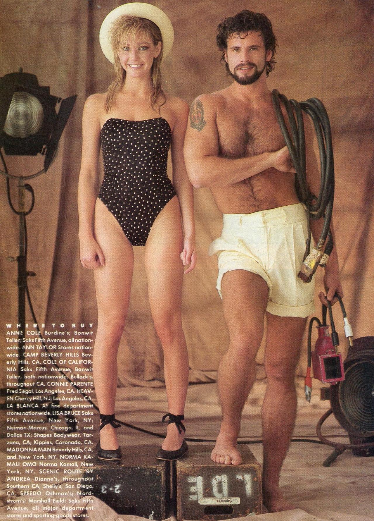 Heather Locklear and Lorenzo Lamas Playgirl 1983