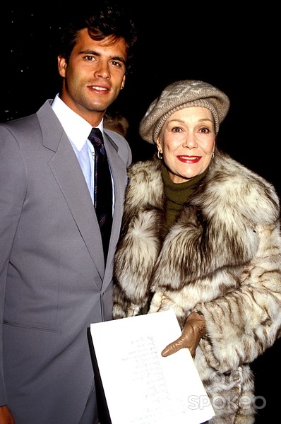 Lorenzo Lamas and Jane Wyman