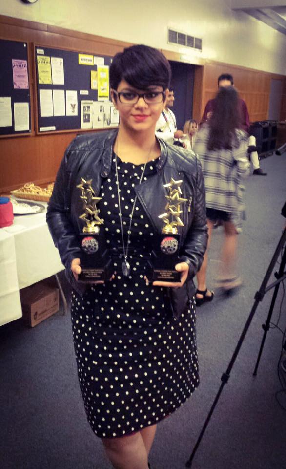 Won my first awards at the Glendale Student Film Festival '15 for my short film, 