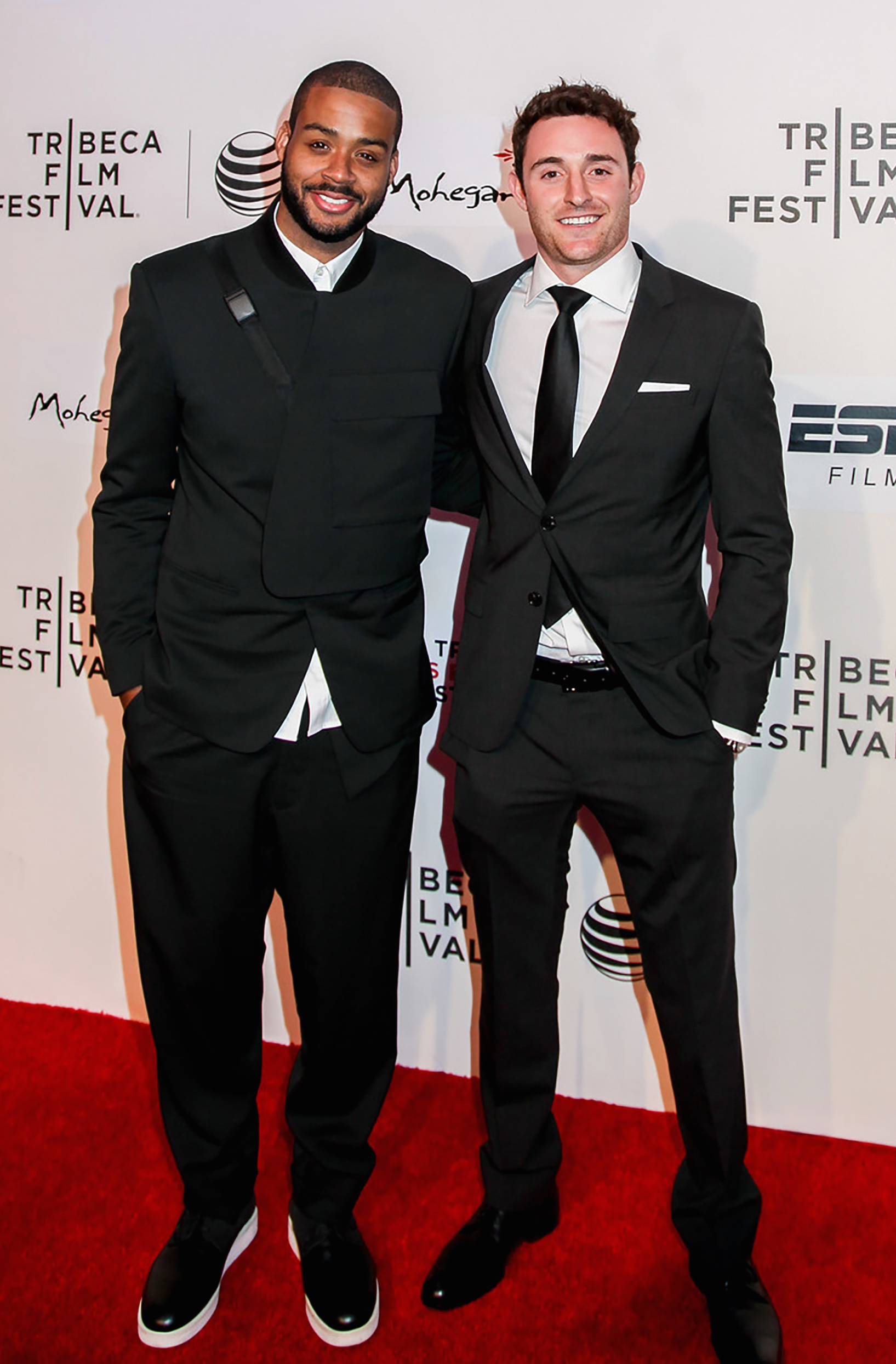 Graham Clark and Kris Bowers at the Play It Forward Premiere Tribeca Film Festival 2015