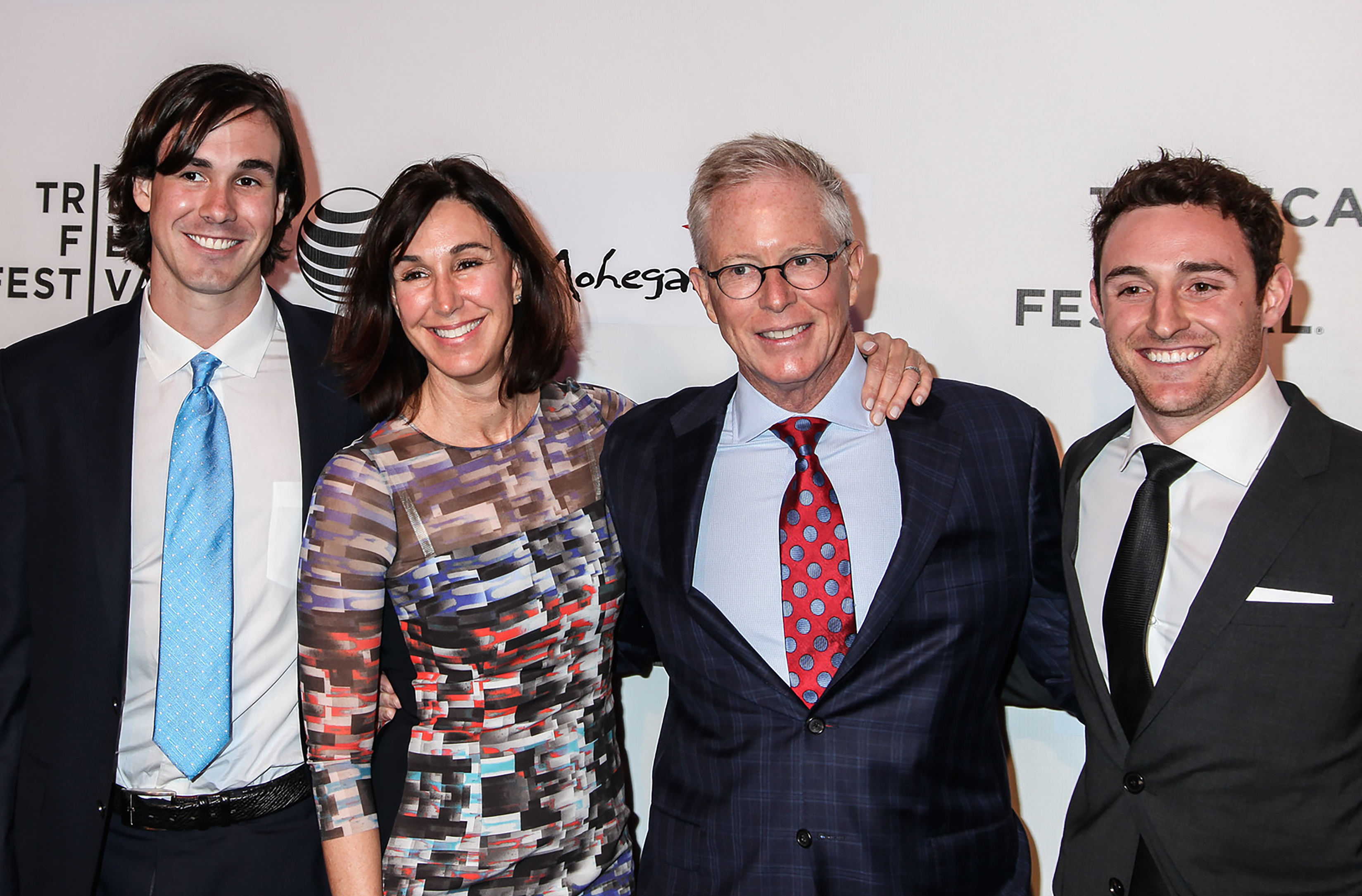 Graham Clark and Family at the Play It Forward Premiere Tribeca Film Festival, 2015