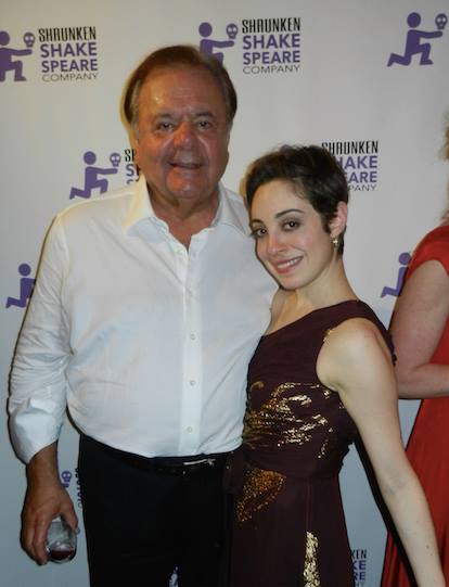 Yvonne Cone and Paul Sorvino perform in and attend the afterparty for Shrunken Shakespeare Company's 