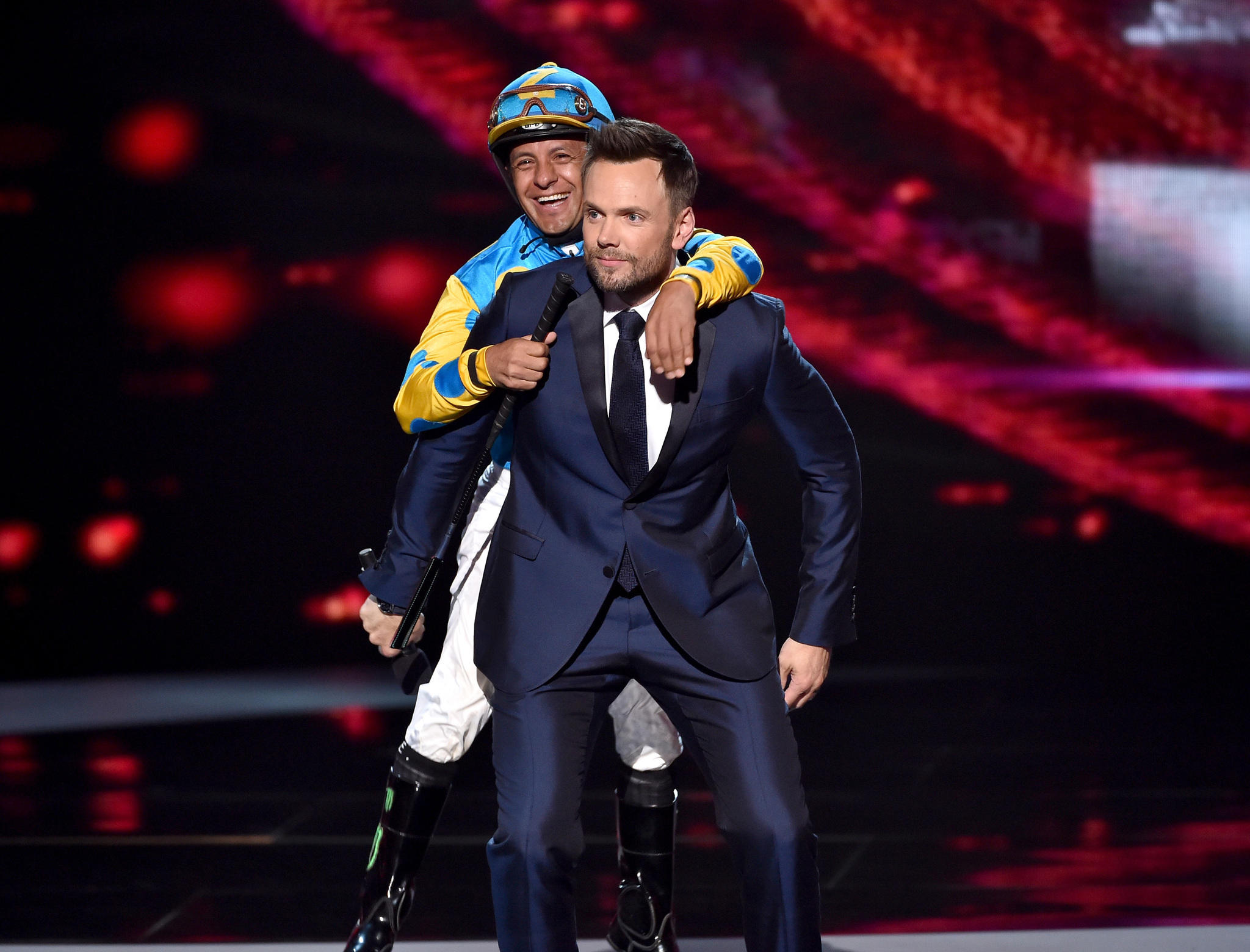 Joel McHale and Victor Espinoza