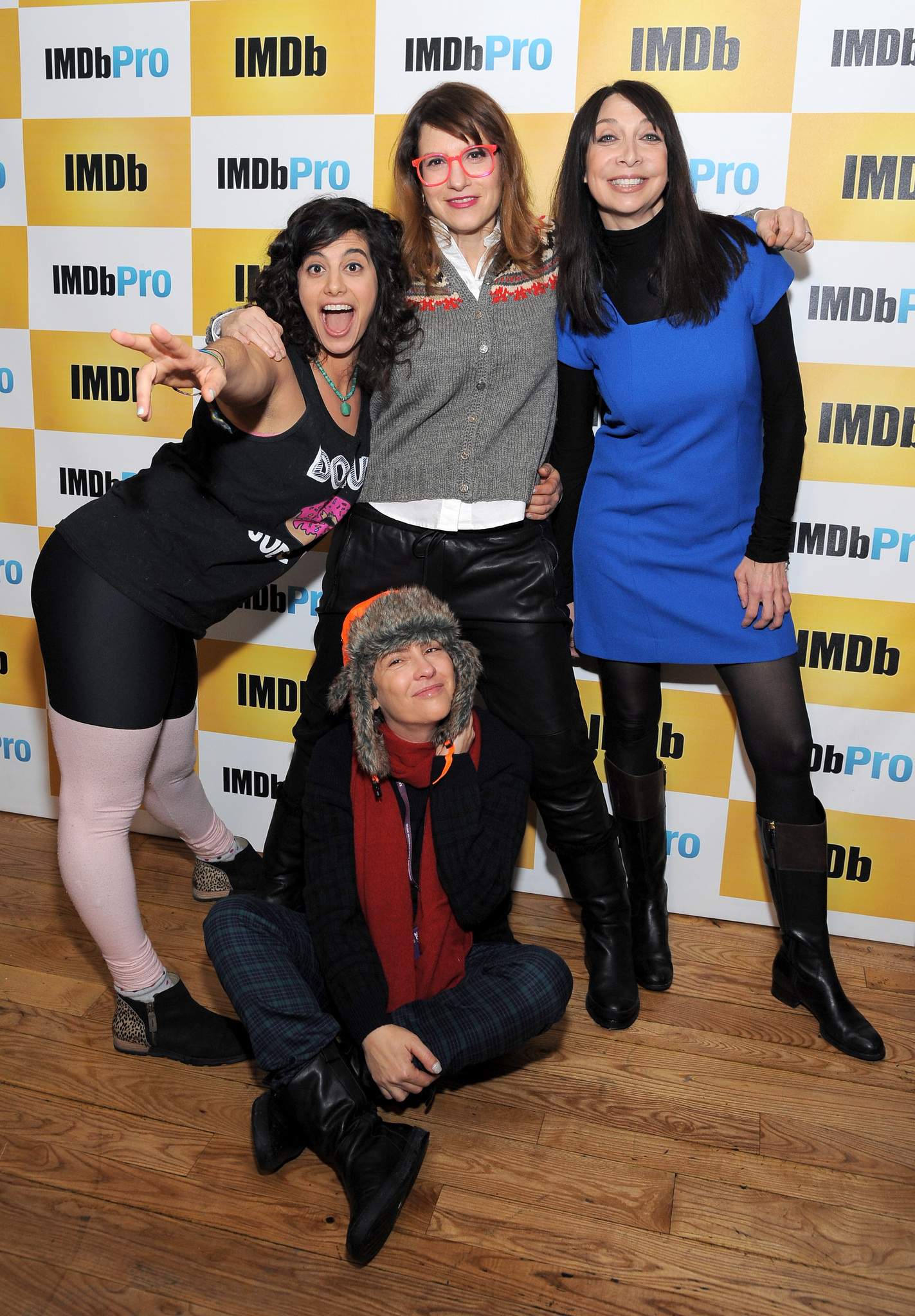 Illeana Douglas, Jill Soloway, Jessie Kahnweiler and Rebecca Odes at event of The IMDb Studio (2015)