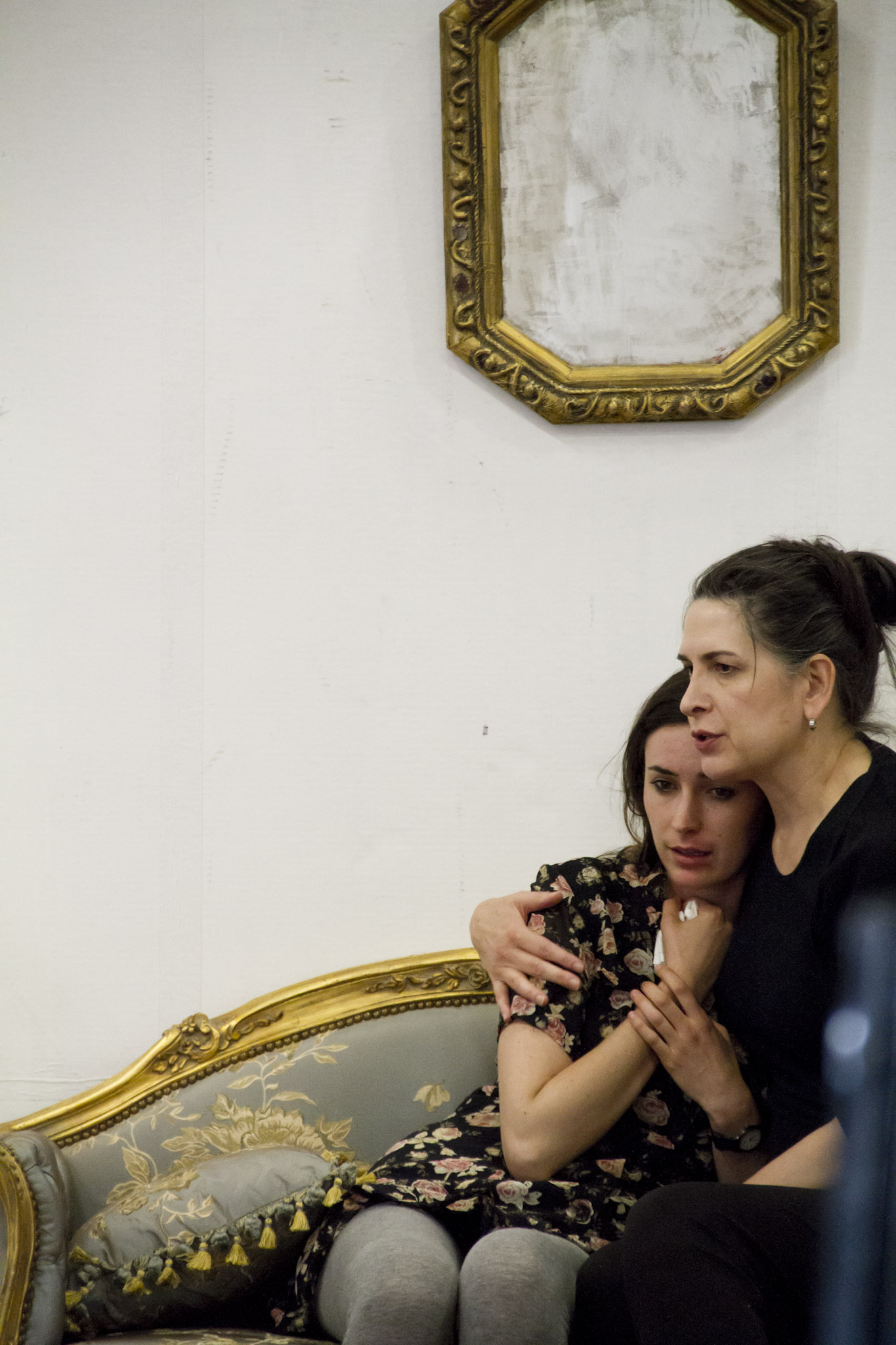 Pamela Rabe and Geraldine Hakewill in Les Liaisons Dangereuses, Sydney Theatre Company, 2012.