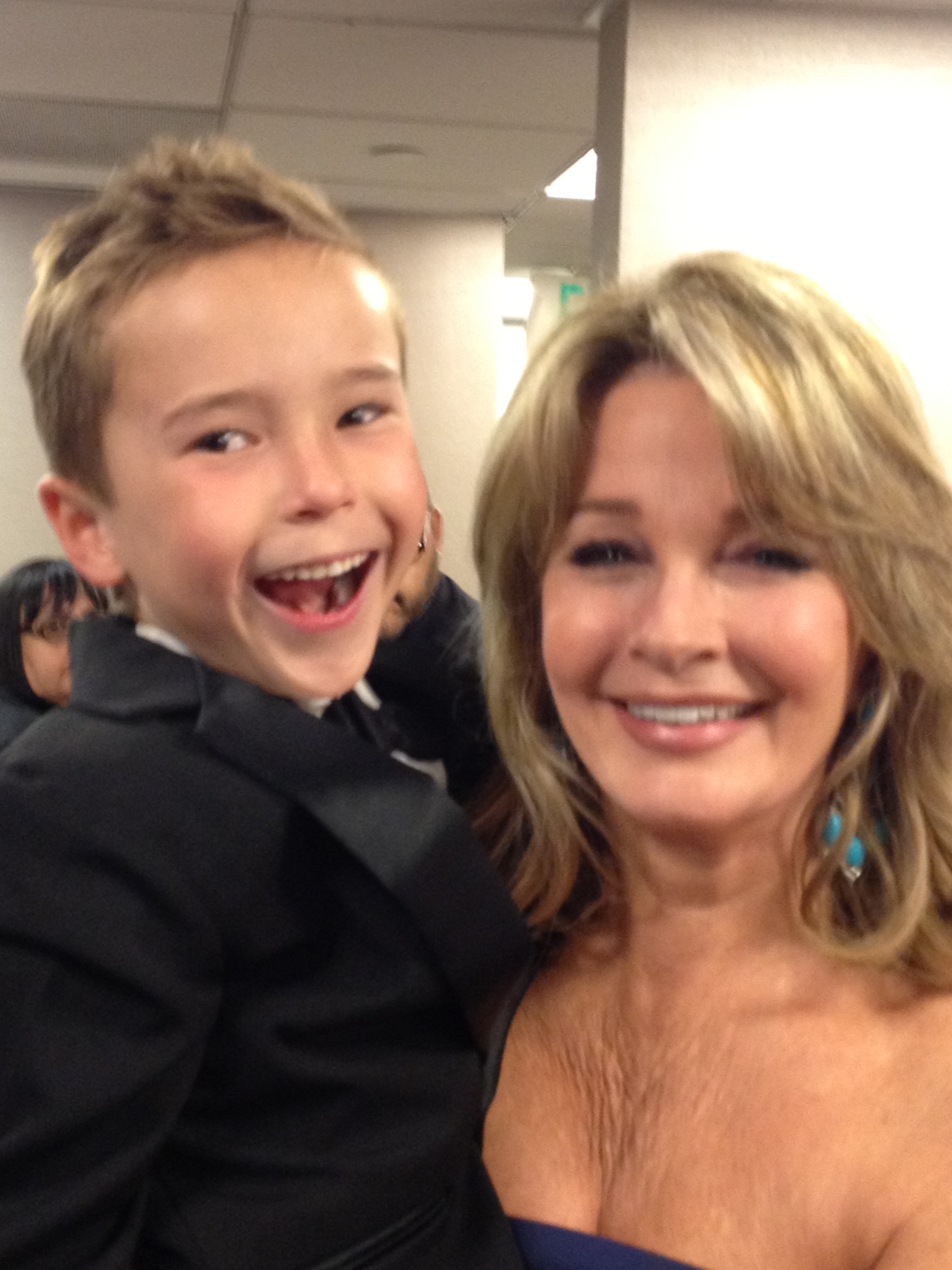 With Deidre Hall of Days of Our Lives at the Daytime Emmy Awards