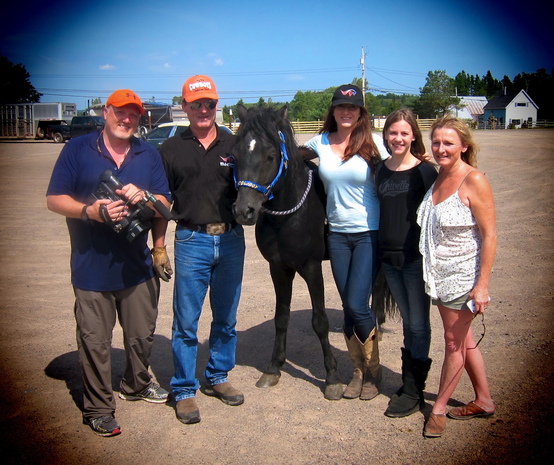 The horse hauling crew - Where Once They Mattered