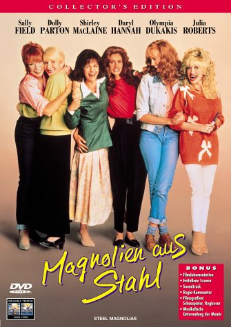 Julia Roberts, Sally Field, Daryl Hannah, Shirley MacLaine, Dolly Parton and Olympia Dukakis in Steel Magnolias (1989)