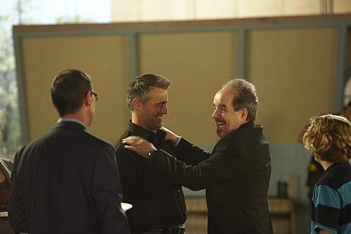 Still of Matt LeBlanc and John Pankow in Episodes (2011)