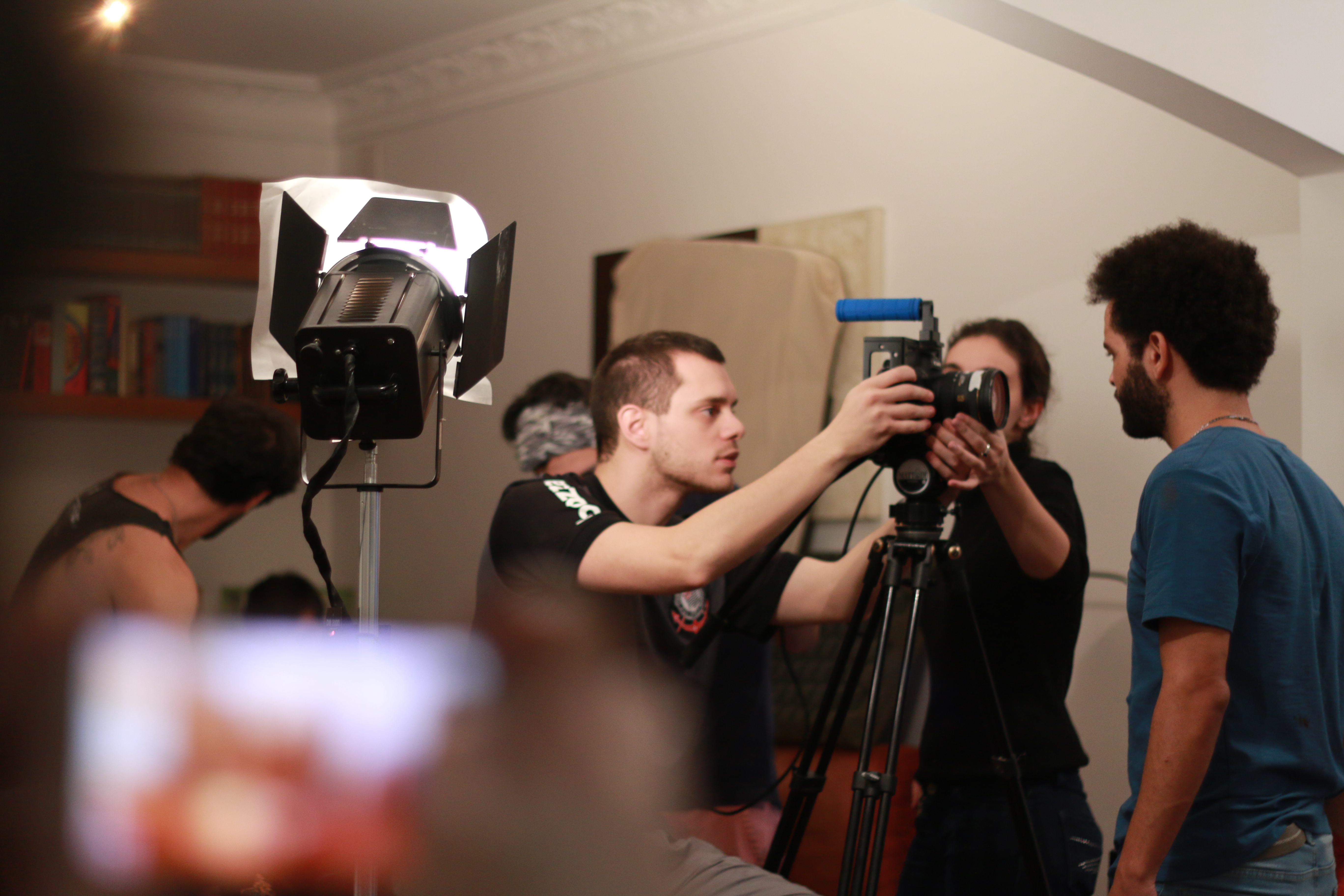 Shooting the feature film 