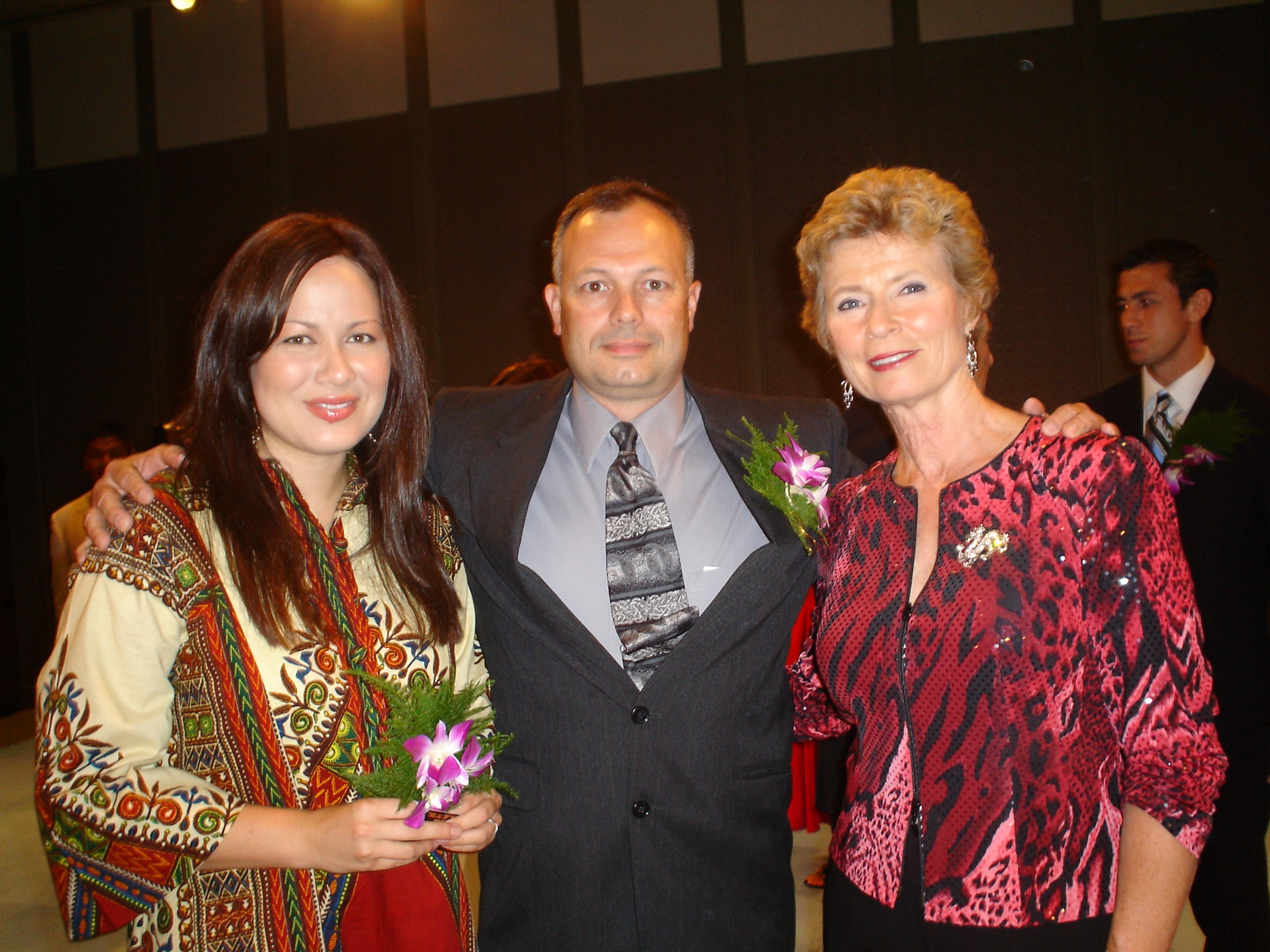 Bruce Lee's daughter Shannon Lee, Jim Wagner (Black Belt Hall of Fame Self-Defense Instructor of the Year 2006), and Linda Lee Cadwell.