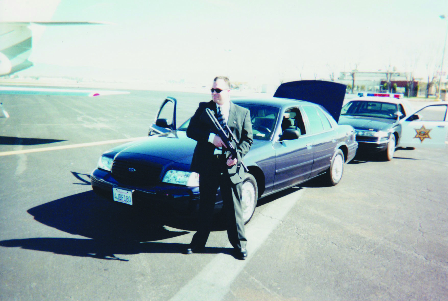 Sergeant Jim Wagner of the Orange County Sheriff's Department served as the Dignitary Protection Unit Team Leader from 2000 to 2002.