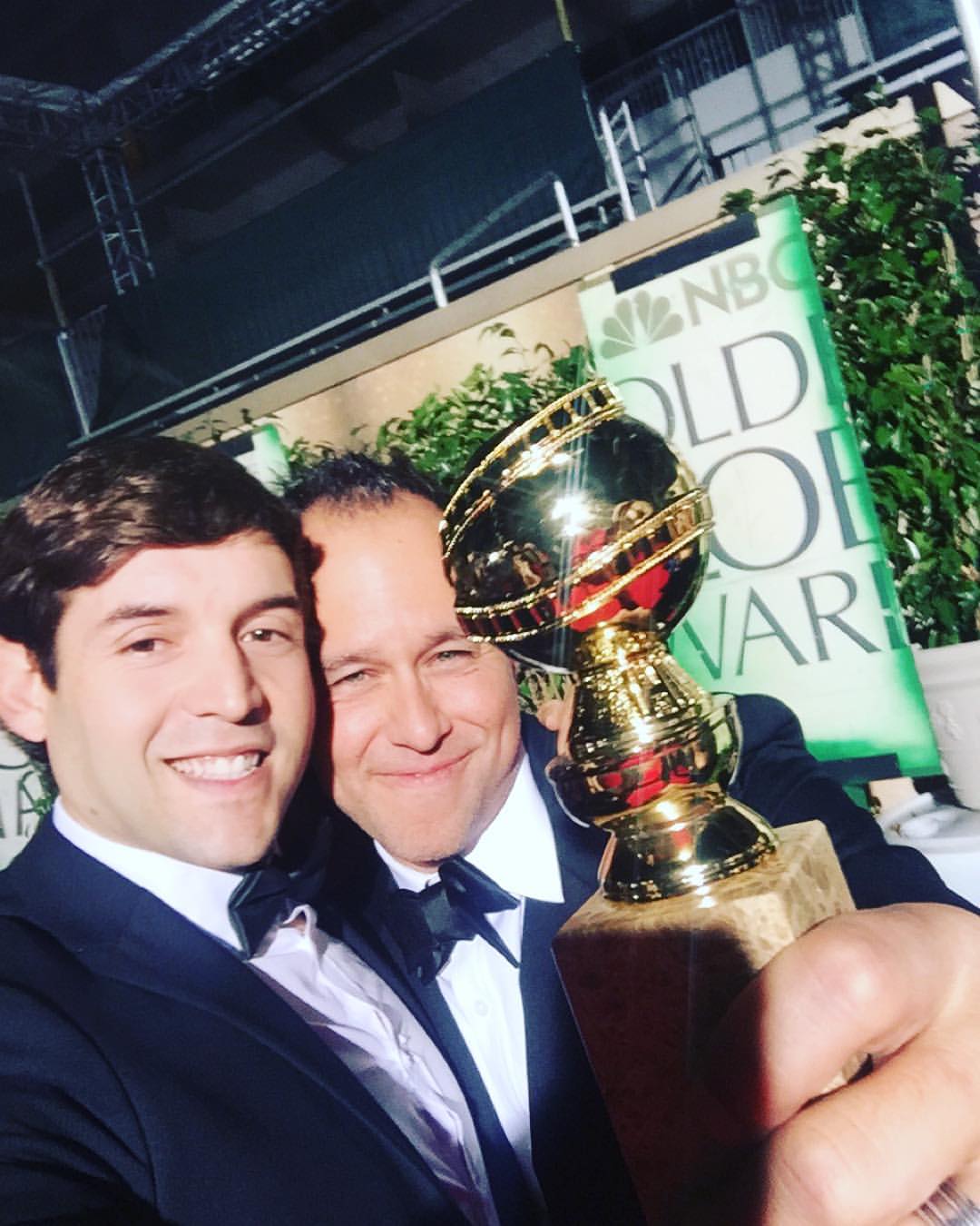 Golden Globes 2016 with Producer Jonas Rivera (Inside Out)