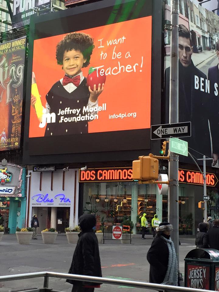 JMF Billboard in Times Square 2016