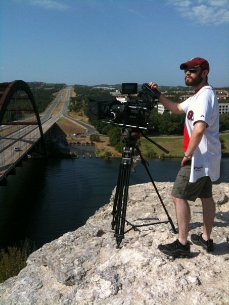 Directing with the RED Camera... and a Red Sox jersey (of course)