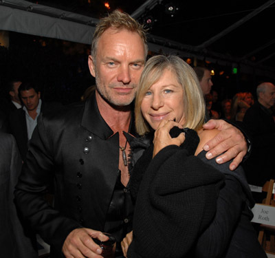 Barbra Streisand and Sting