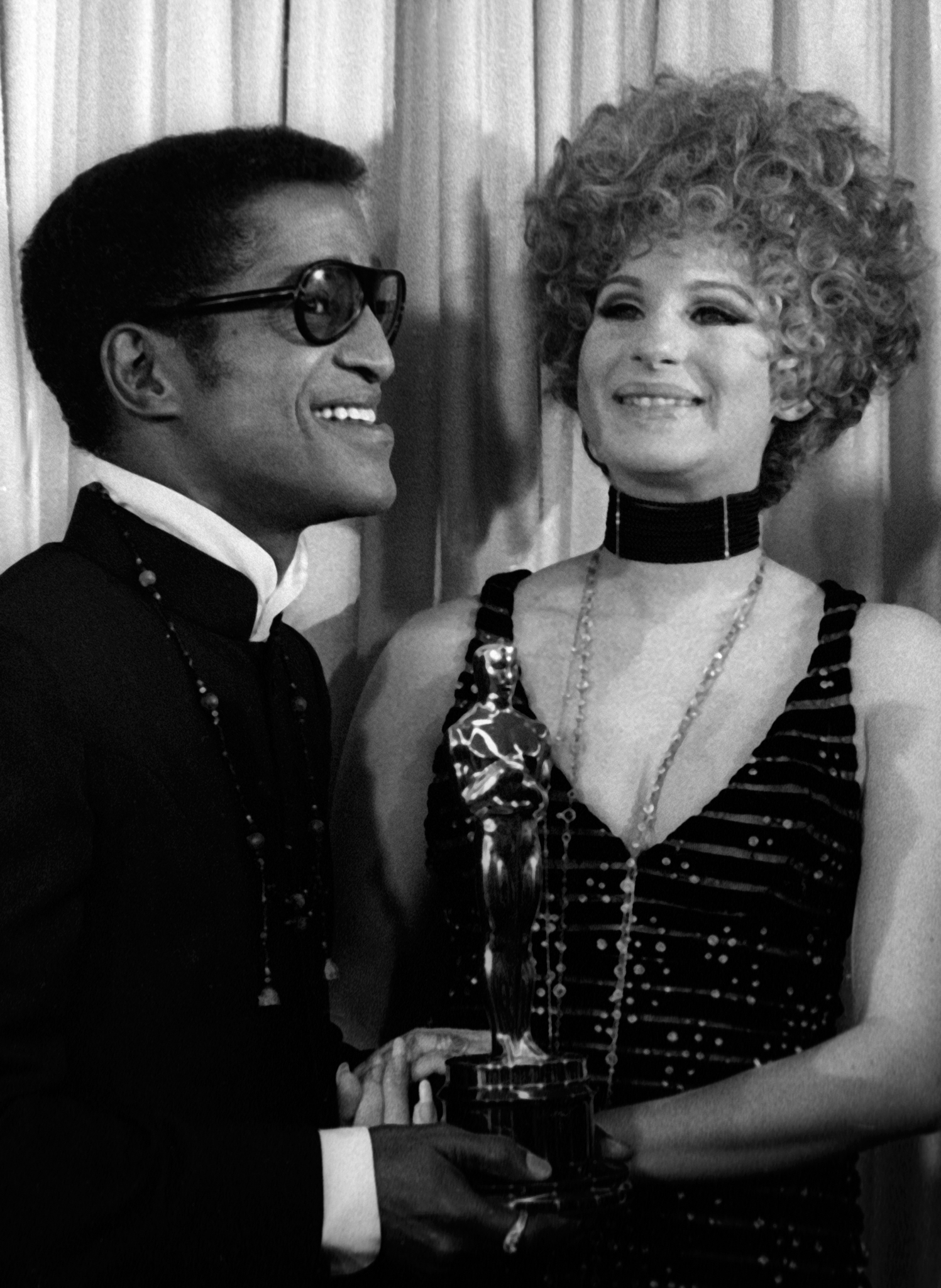 Barbra Streisand and Sammy Davis