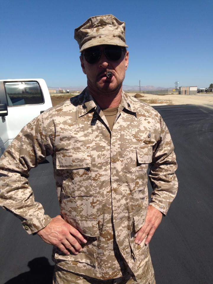 As a marine in the desert