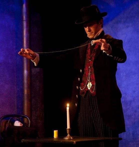Performing as Fortissimo the Illusionist in the 'Red Light Revue' at Theater Asylum.