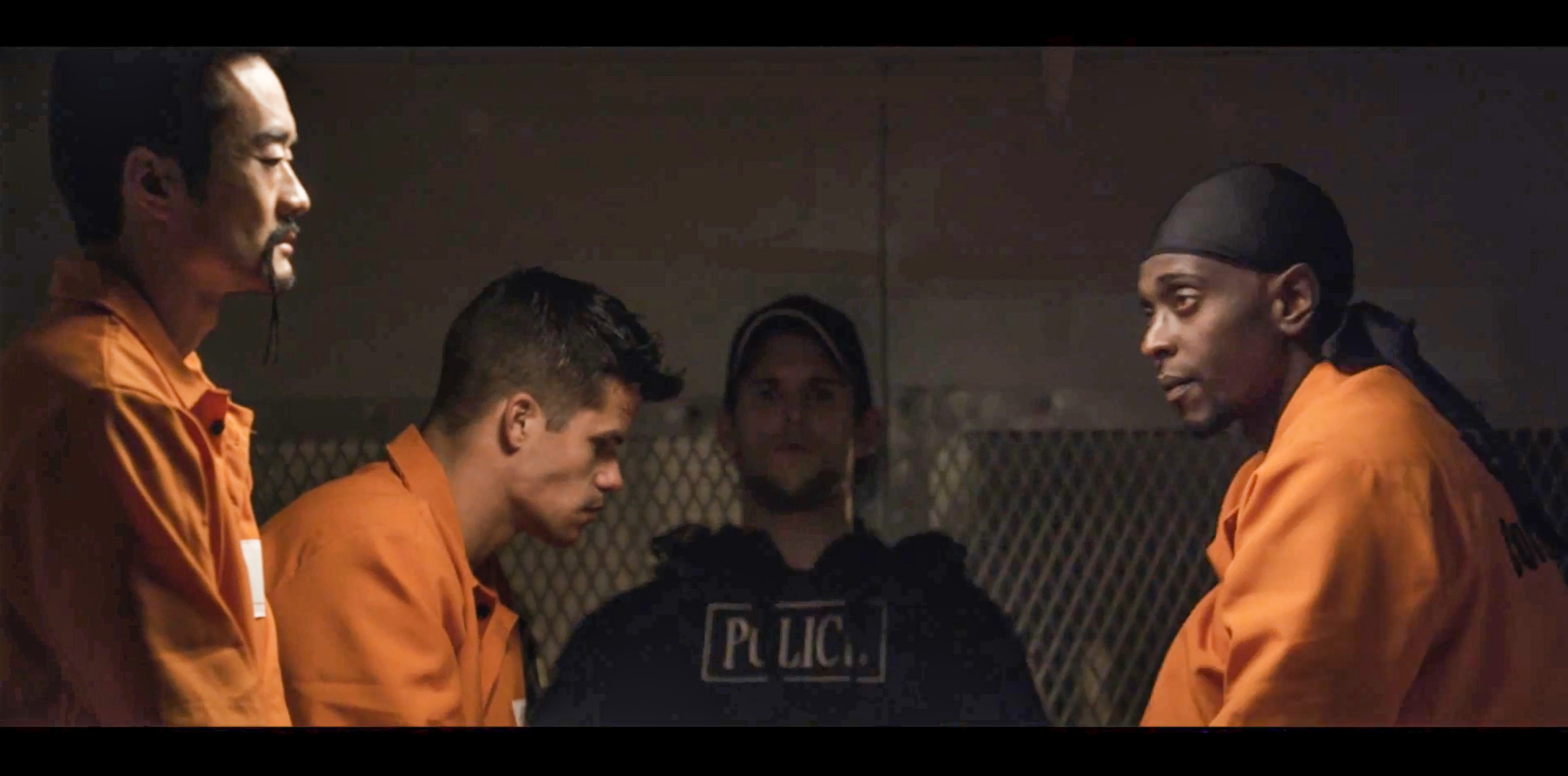 Still of Jon Komp Shin in Grand Theft Auto: Give Me Liberty - with Max Carver, Edi Gathegi, & Bradford Jackson.