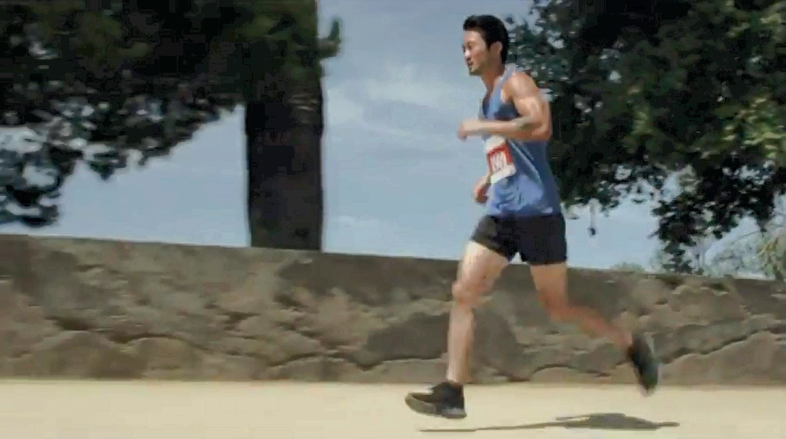 Still of Jon Komp Shin in Copper Fit Socks Commercial