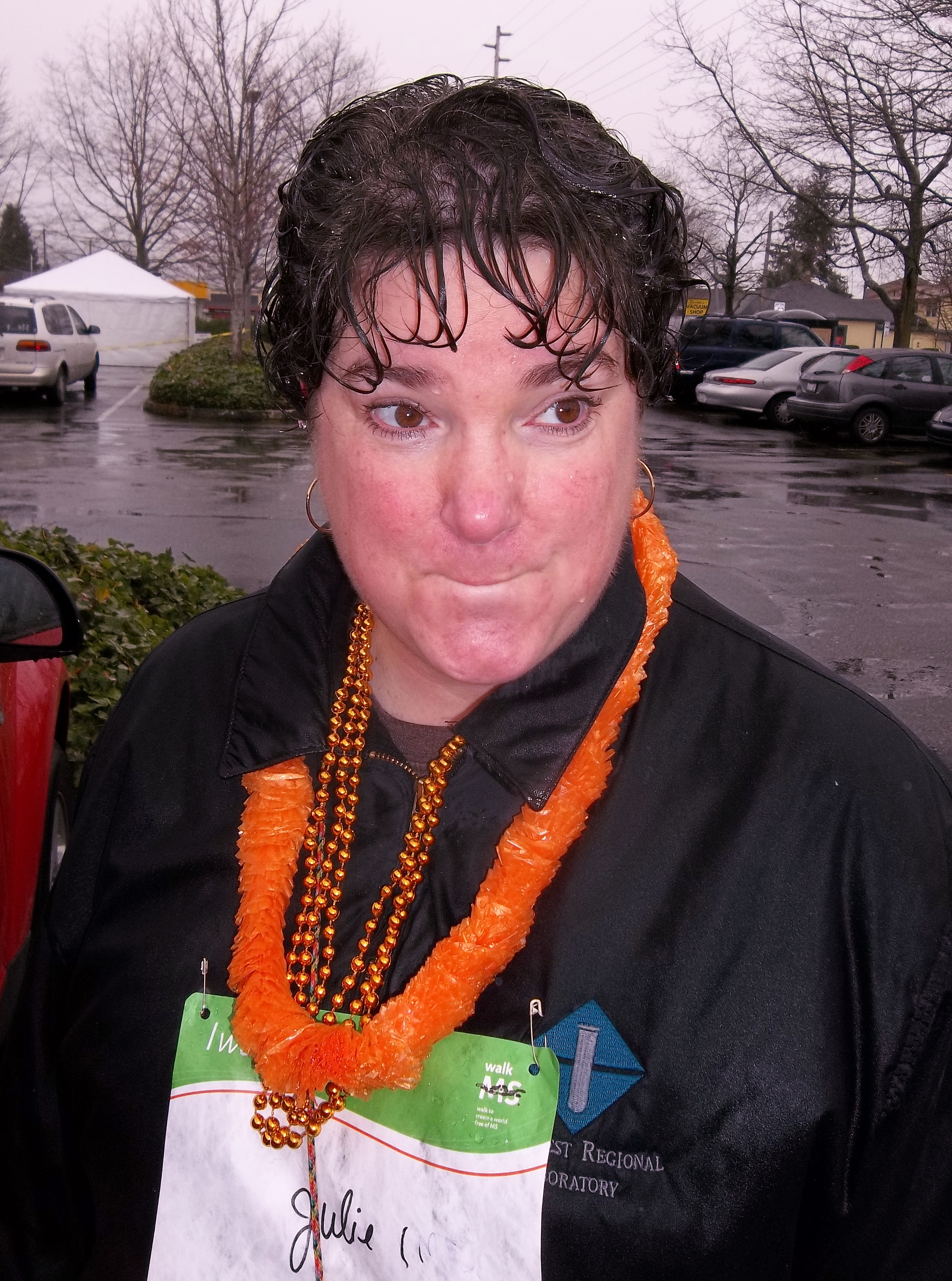 Finished the 2014 MS Walk, Bellingham WA: through snow and rain!