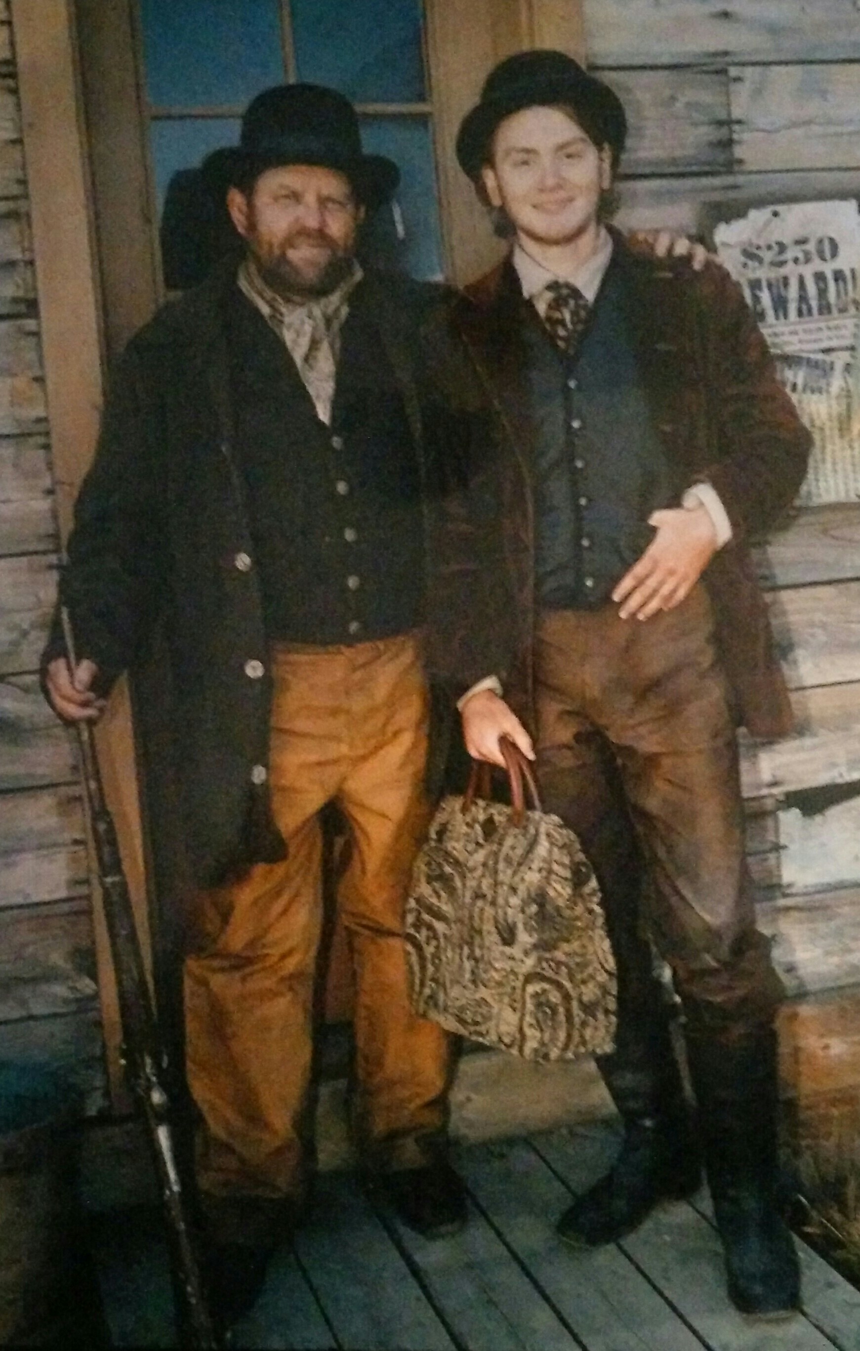 Me and my Son Colten on the set of Hell on Wheels