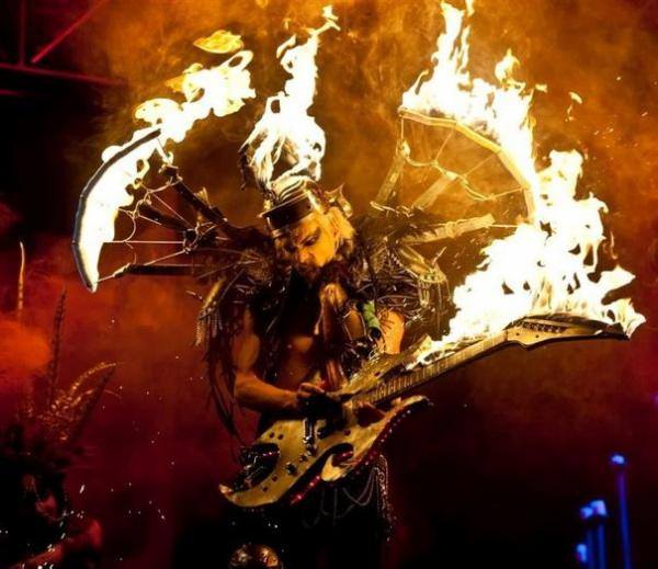 Perish in Concert (Live Onstage w/ Fire Costume. Las Vegas Hard Rock.