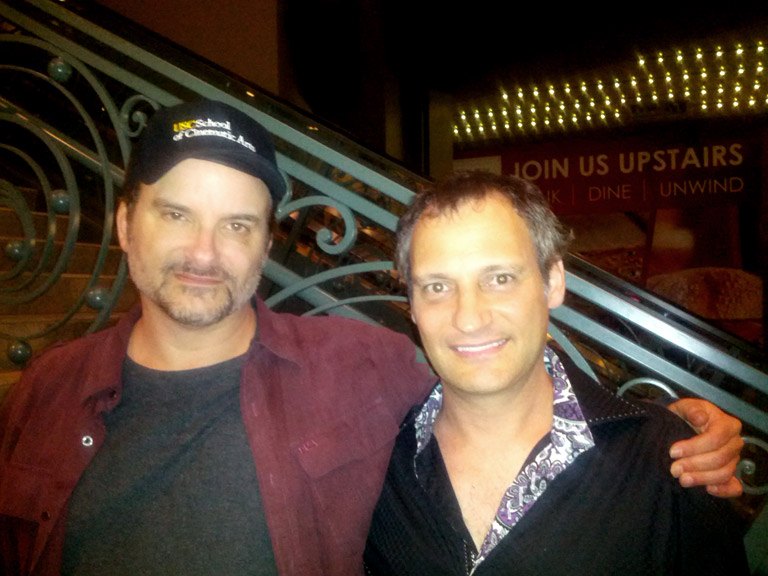 Iron Man 3 Screening - Shane Black and Jeff Gund